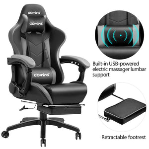 GOWINS Gaming Chair Racing Office Computer Ergonomic Game Chair - GTRACING